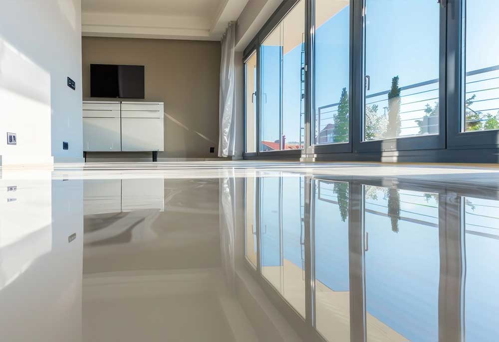 Resina decorativa per pavimenti